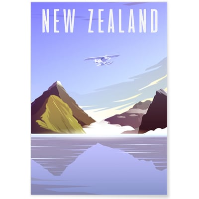 Poster Nouvelle-Zélande L'AFFICHERIE