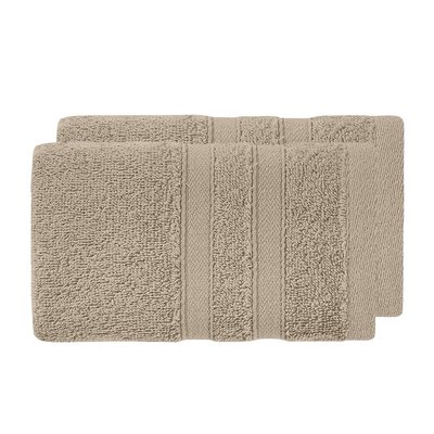 Lot 2 serviettes invité en coton biologique 520 g/m² BIO ORGANIKA SENSEI MAISON