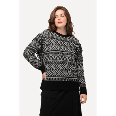 Pull à col rond et manches longues en coton ULLA POPKEN