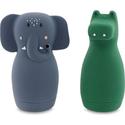Jouets de bain aspergeur Mrs. Eléphant & Mr. Crocodile TRIXIE