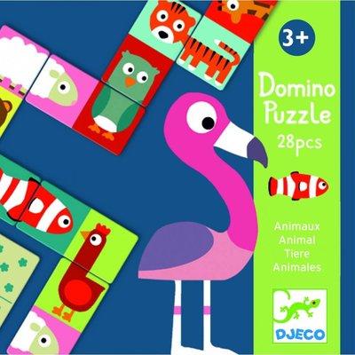 Jeu éducatif Domino animo-puzzle DJECO