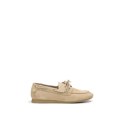 Chaussure bateau en cuir de vachette velours MARC O'POLO