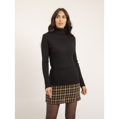 Pull Col Roulé Côtelé Kitchie DONA LISA