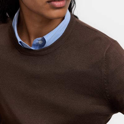 Pull col rond, manches longues LA REDOUTE COLLECTIONS