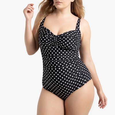 Fato de banho triângulo, às bolas LA REDOUTE COLLECTIONS PLUS
