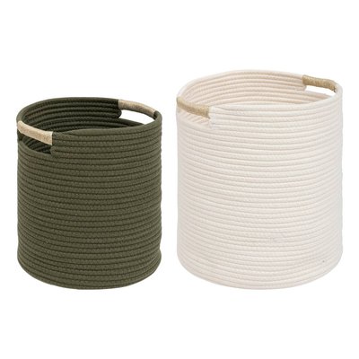 Lot de 2 paniers TROPICAL BOUDOIR ATMOSPHERA