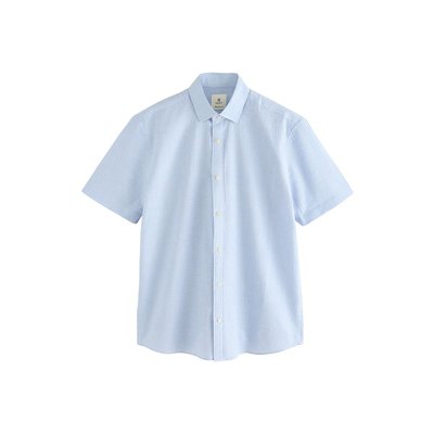 Chemise manches courtes en crépon de coton NEXT