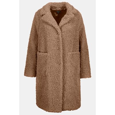 Manteau teddy camel La Redoute