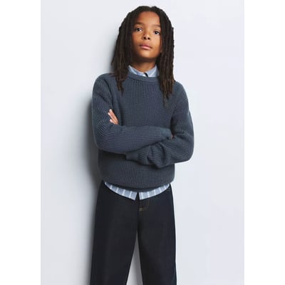 Pull-over maille structure MANGO KIDS