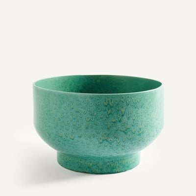 Cache pot en faïence, hauteur 23 cm, Florian AM.PM