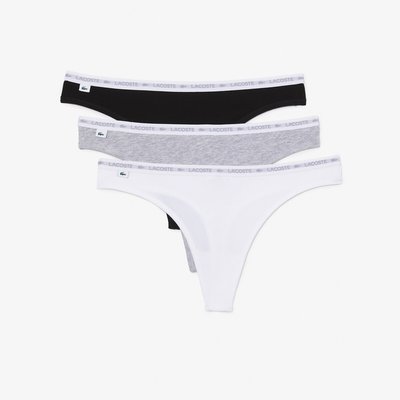 3er-Pack Strings aus Baumwolle LACOSTE