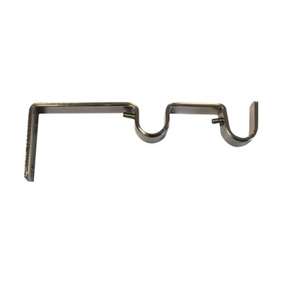 Lot De 2 Supports Ouverts Double Chrome Brossé D16 Mm MOBOIS