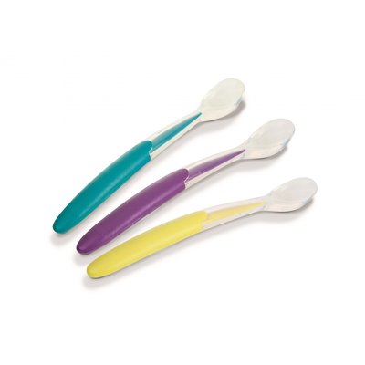 Lot de 3 cuillères douces silicone NUK