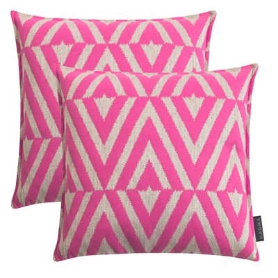 Housses de coussin jacquard BARDIA- Lot de 2 MAGMA HEIMTEX