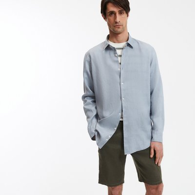 Camisa, corte direito, em linho, Signature, CARL LA REDOUTE COLLECTIONS