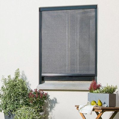 Moustiquaire enroulable anti-pollen en alu pour fenêtre MADECOSTORE