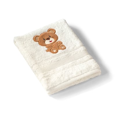 Serviette de toilette  en Coton 500g/m² modèle brodé - KARL TRADITION DES VOSGES