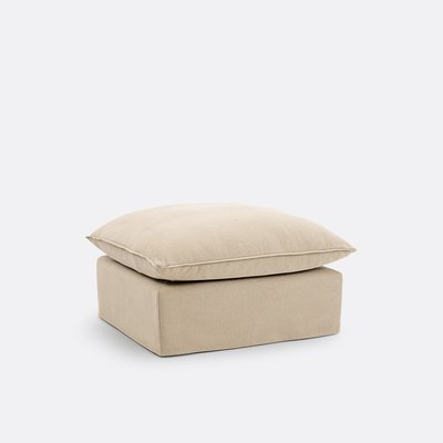 Pouf lin épais, Odna LA REDOUTE INTERIEURS