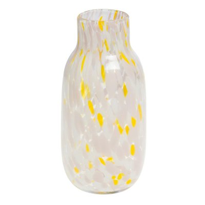 Vase   jaune et rose clair 28  -IZAK AMADEUS