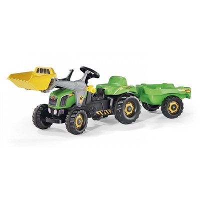 Tracteur pour enfants RollyKid avec godet et remorque ROLLY TOYS