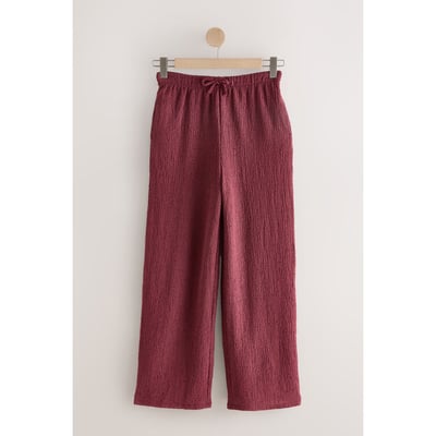 Pantalon ample texturé avec cordon de serrage NEXT