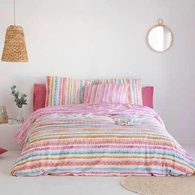 Housse de couette réversible en coton TRIBE NAF NAF HOME