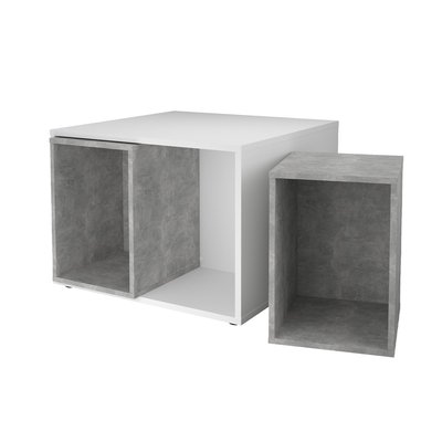 Table basse avec 4 compartiments amovibles Joker 1 - L71,5 x H50 cm CALICOSY