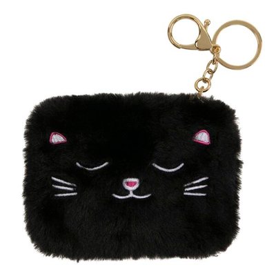Porte-monnaie peluche CHAT DRAEGER PARIS