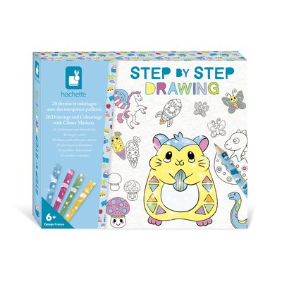 Apprendre À Dessiner, 20 Modèles + Feutres JANOD