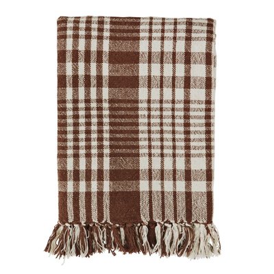 Plaid à carreaux coton recyclé Madam Stotz MADAM STOLTZ