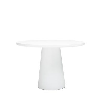 Table à manger 4 personnes ronde en fibre de ciment- DANLI DRAWER