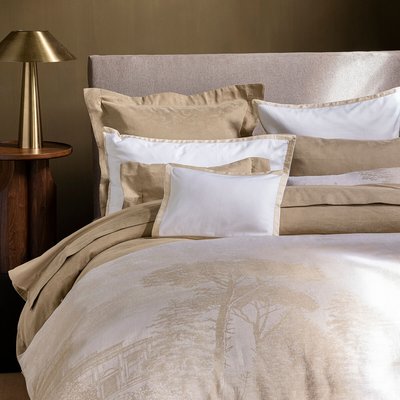 Drap plat en Coton/Lin, ARABESQUE LE JACQUARD FRANCAIS