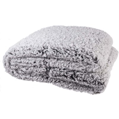 Plaid en sherpa gris 120 x 150 cm CMP