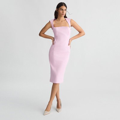 Robe fourreau noire en tissu stretch LIU JO