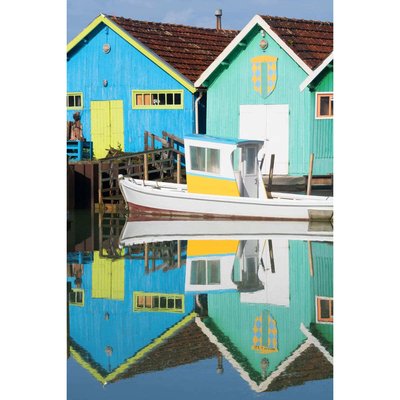 Tableau Sur Toile Cabanes Colorées CEANOTHE