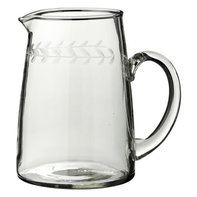 Petite carafe verre gravé IB LAURSEN