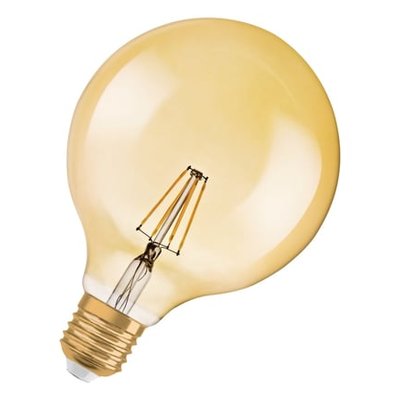 Ampoule Led Globe Dimmable Or 7,5w Blanc Chaud E27 OSRAM