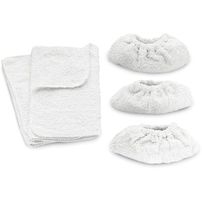 Lingettes et serpillères Jeu - 3 bonnettes+2 serpillières KARCHER