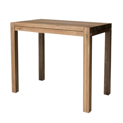 Table haute de cuisine en bois - plateau chêne 150 cm FJORD PIER IMPORT