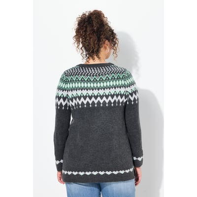Pull norvégien à col rond et manches longues ULLA POPKEN