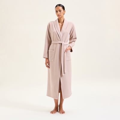 Robe de chambre col châle en polaire NINON LAURENCE TAVERNIER