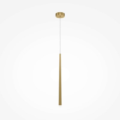 Suspension LED design dorée - 1 tige verticale AURORA PIER IMPORT