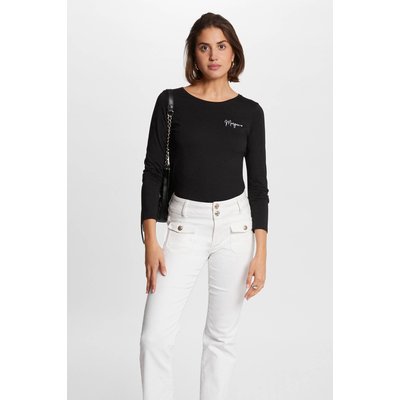 T-shirt manches 3/4 brodé MORGAN