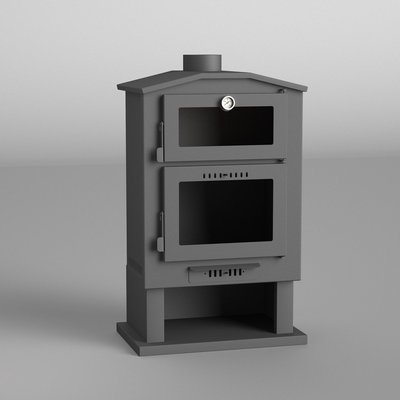 FM Poêle à bois en acier CH-4 9,5kW avec four FM BIOMASA