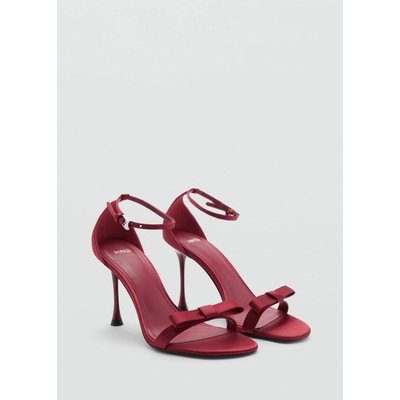Sandales talon nœud décoratif MANGO