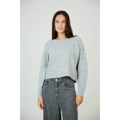 Pull col rond grosse maille SEE U SOON
