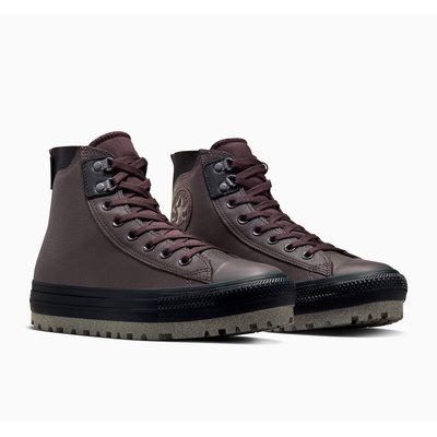 Chuck Taylor All Star City Trek High Top Trainers in Leather CONVERSE