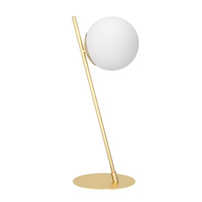 Lampe de table verre laiton RONDO 4 EGLO