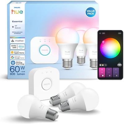 Pack Essential-3/E27 White&Color A.+pont v2 PHILIPS HUE