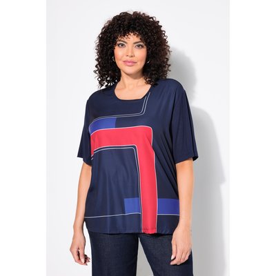 T-shirt avec satin sur le devant ULLA POPKEN
